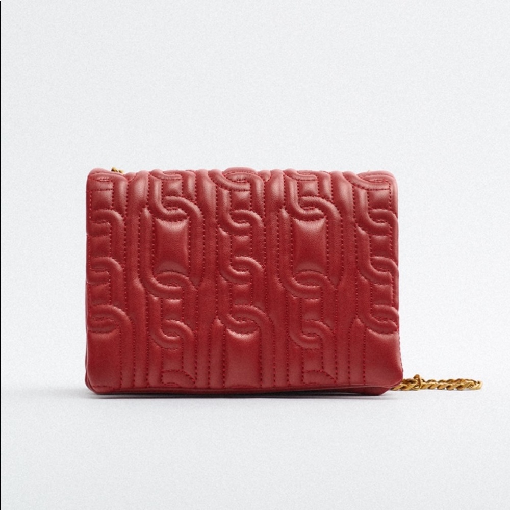 New with Tags! ZARA QUILTED MINI CROSSBODY BAG